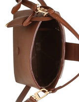 Anne Klein Convertible Small Sculpted Buckle Bucket Handbag