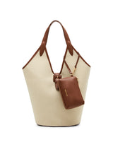 Anne Klein Angular Canvas Hobo Handbag