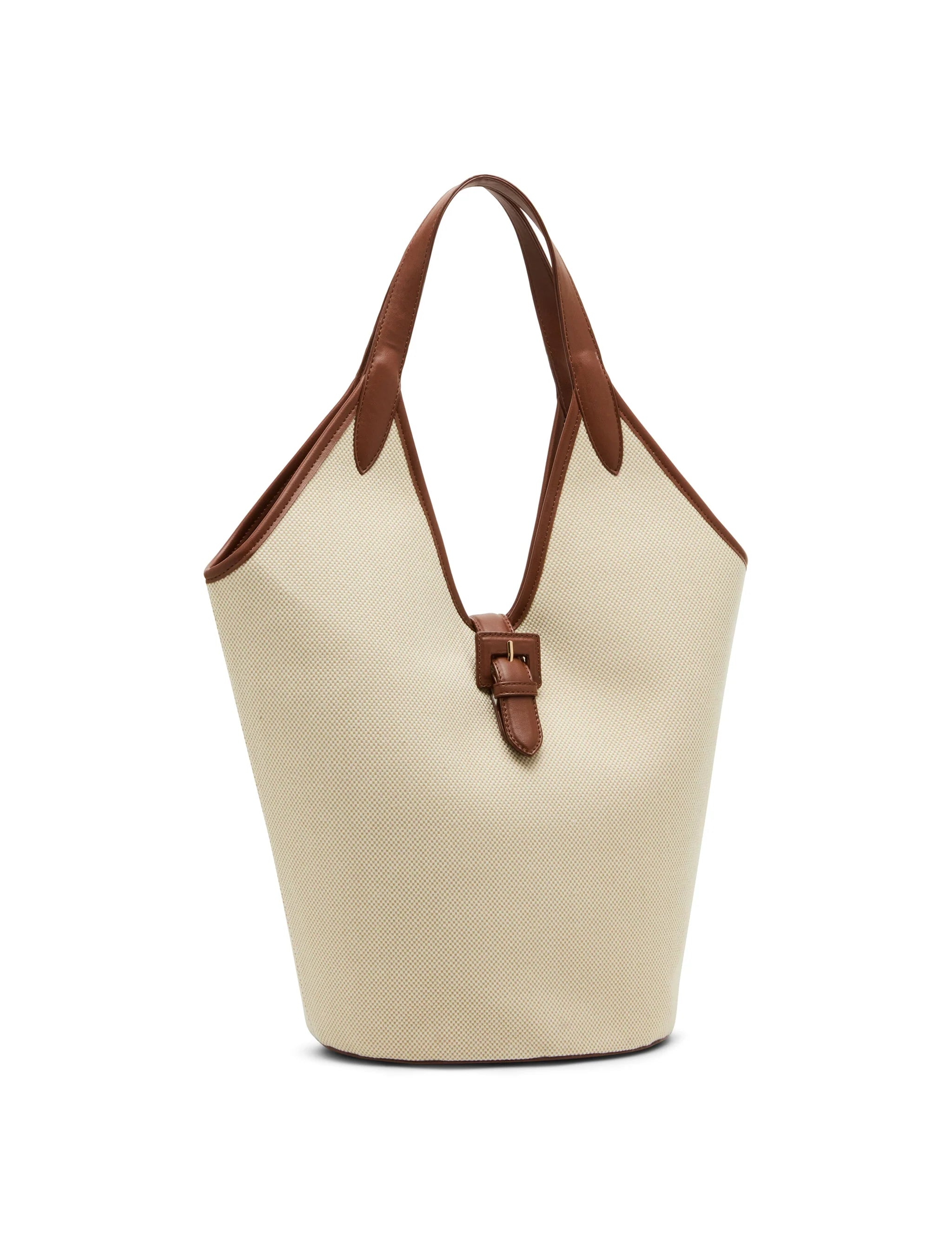Anne Klein Angular Canvas Hobo Handbag
