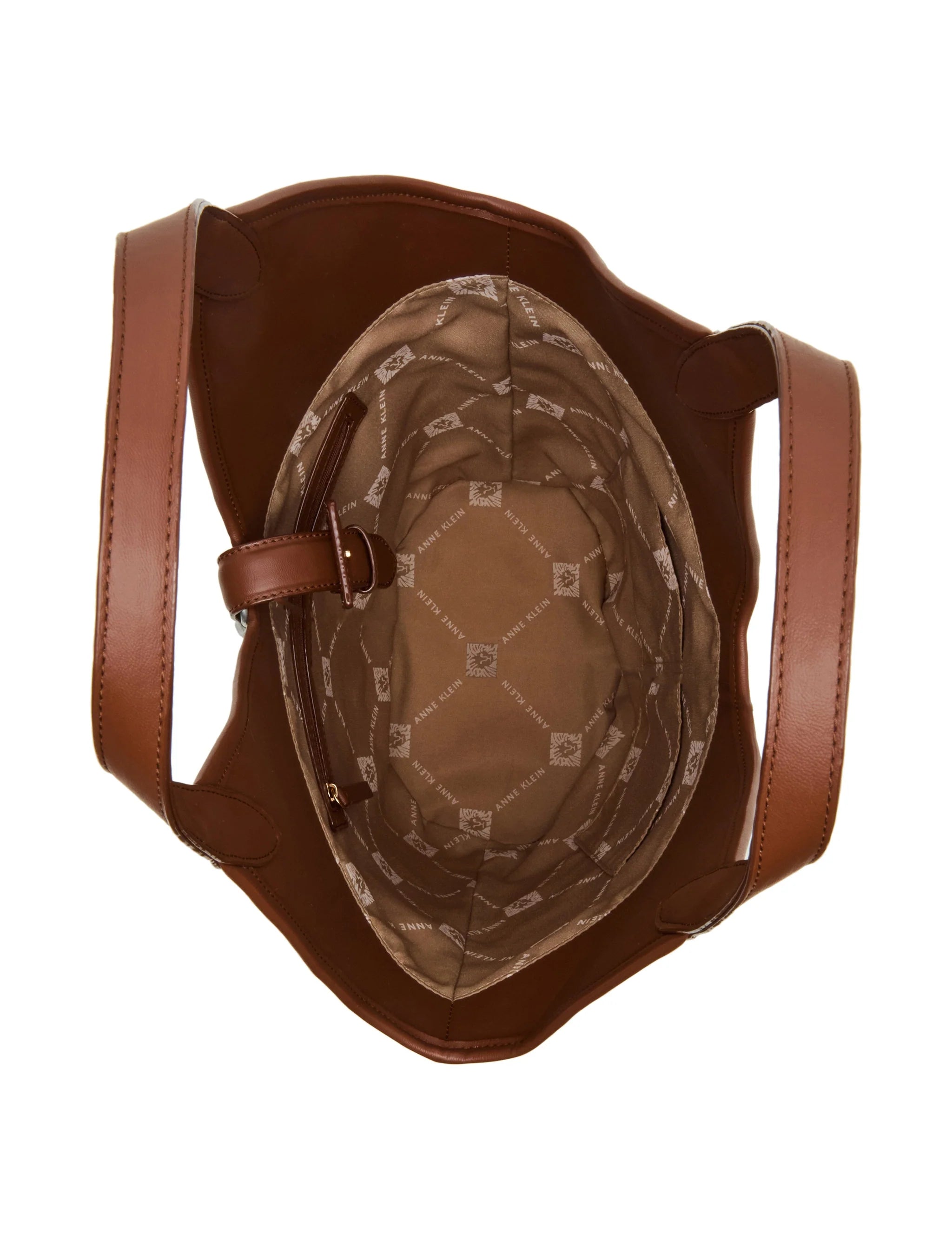 Anne Klein Angular Canvas Hobo Handbag
