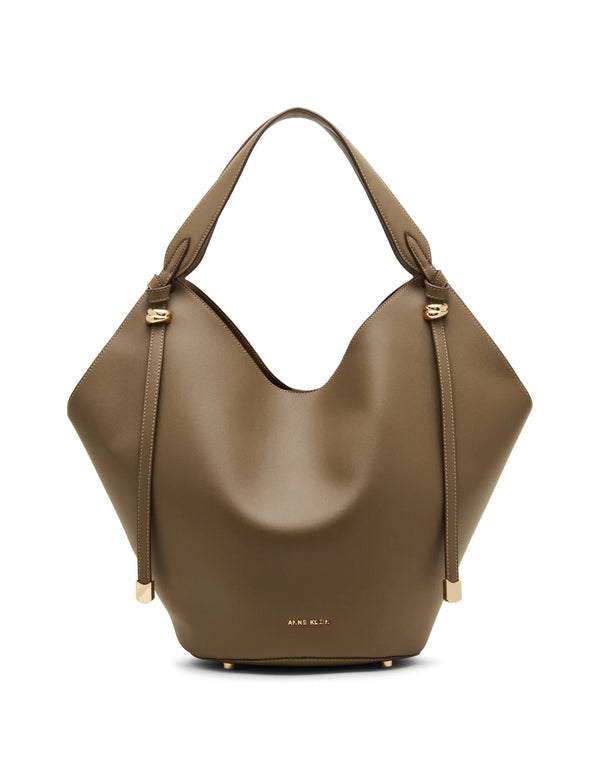 Anne Klein Large Hobo Tote Handbag With Pouch