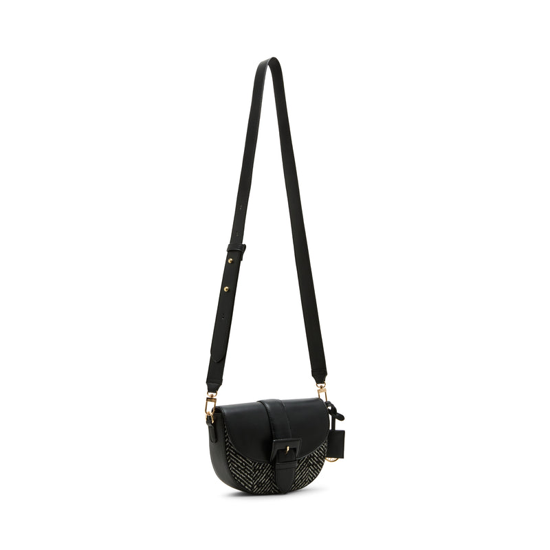Anne Klein Covered Buckle Saddle Crossbody Handbag