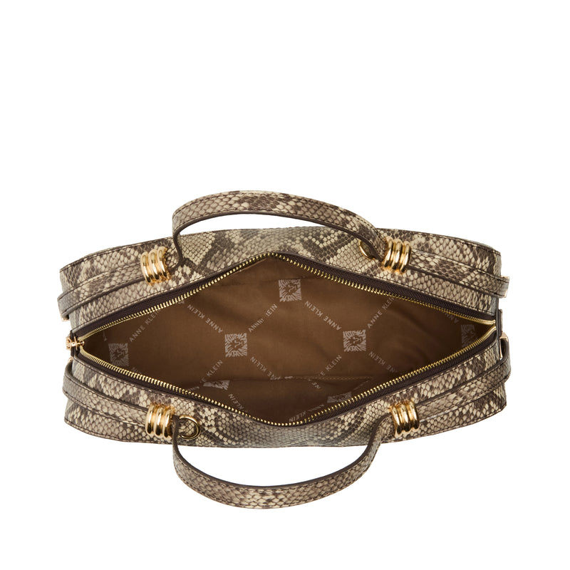 Anne Klein Double Handle Convertible Crossbody Handbag