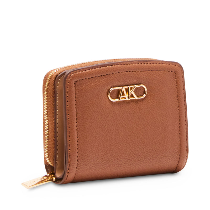 Anne Klein AK Bevel Logo Small Curved Wallet