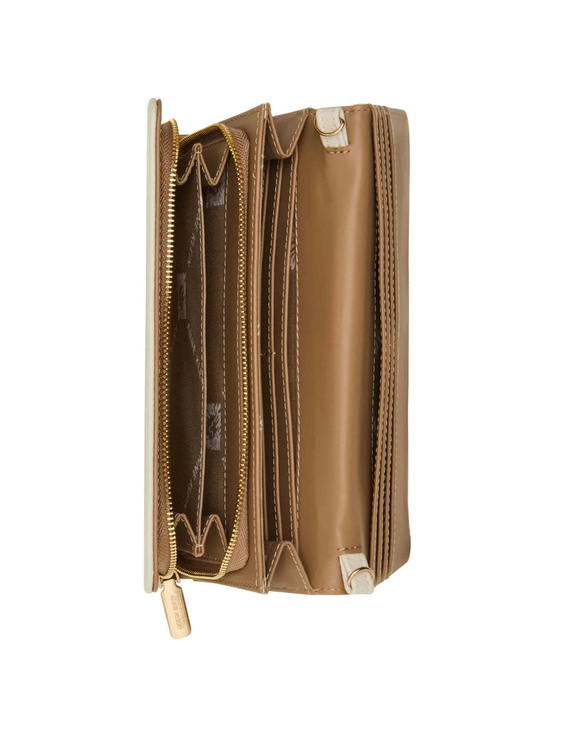 Anne Klein Wallet On a Chain with Clam Shell Strap
