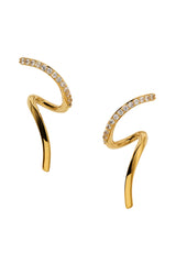 Nadri Muse Twirl Stud Earrings