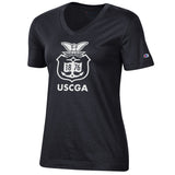 Coast Guard Academy Champion Womens University 2.0 V-Neck Short Sleeve Shirt