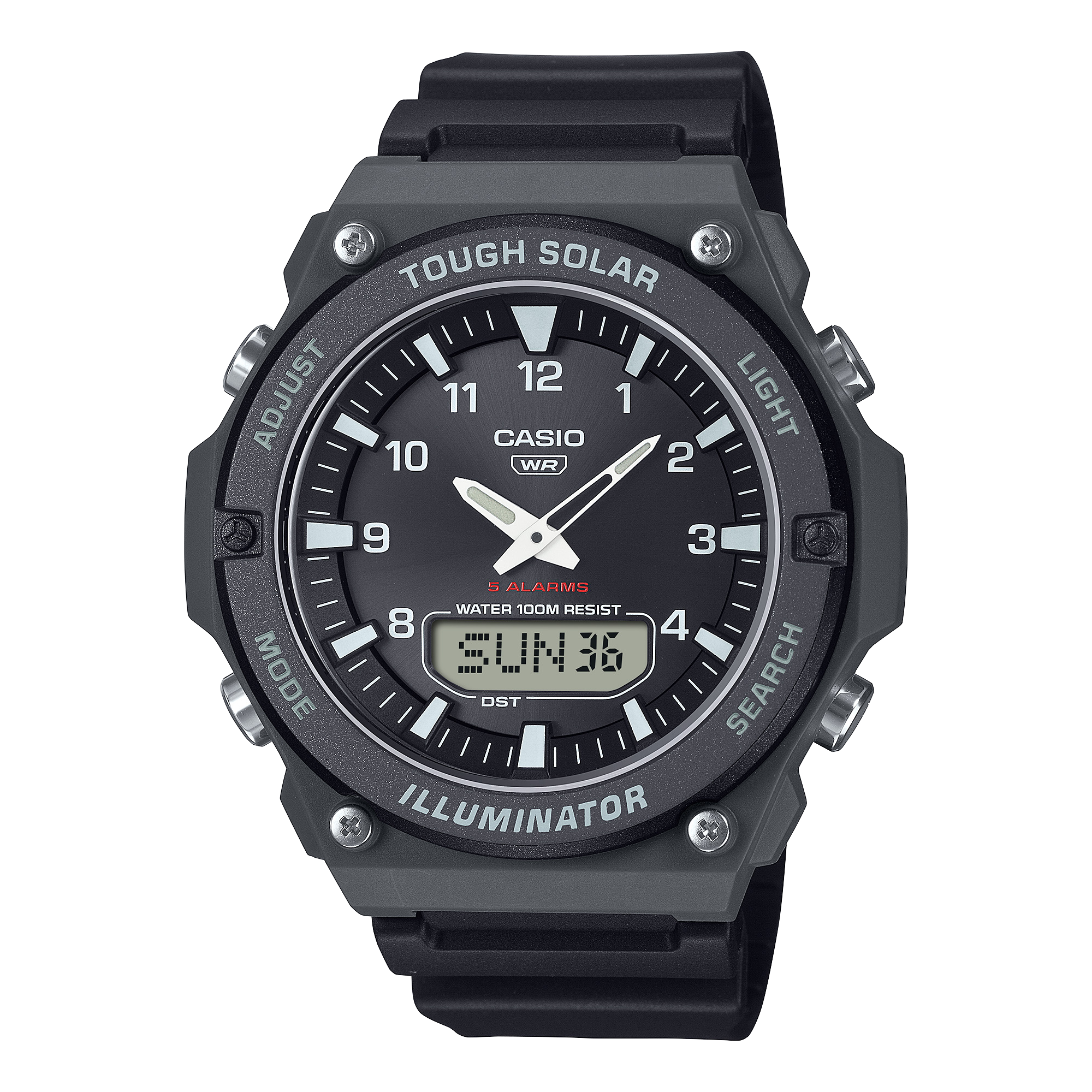 Casio Mens AQS820W-1AV G-Shock Analog Digital Watch