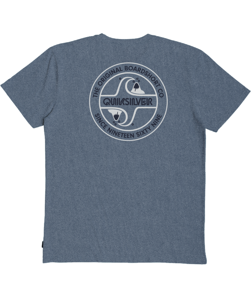 Quiksilver Mens Circle Back Mod Short Sleeve T-Shirt