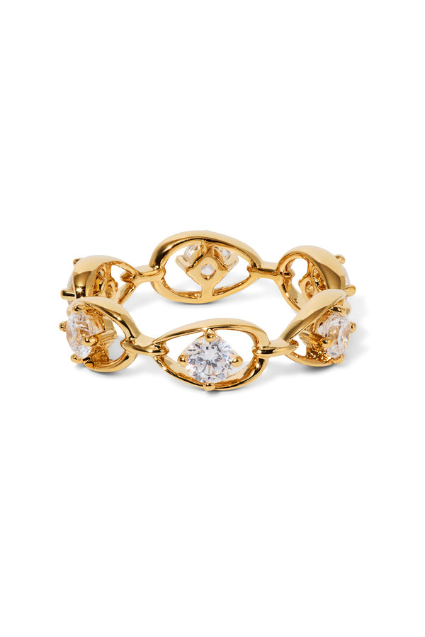 Nadri It Girl Chain Ring - Size 6