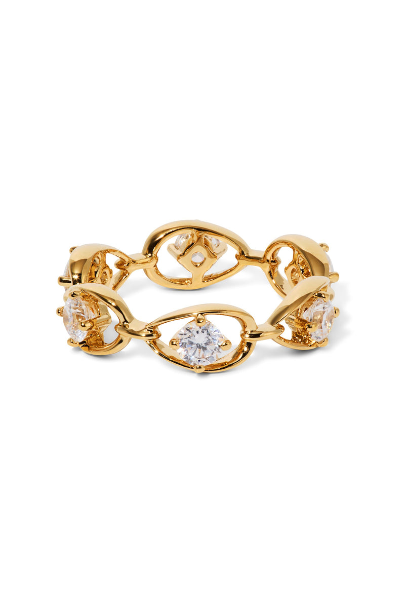 Nadri It Girl Chain Ring - Size 8