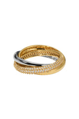 Nadri Gemini Trio Ring - Size 6