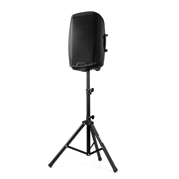 Gemini AS-2115BT-PK 2000 Watt 15” Active Bluetooth Loudspeaker with Wired Microphone and Speaker Stand