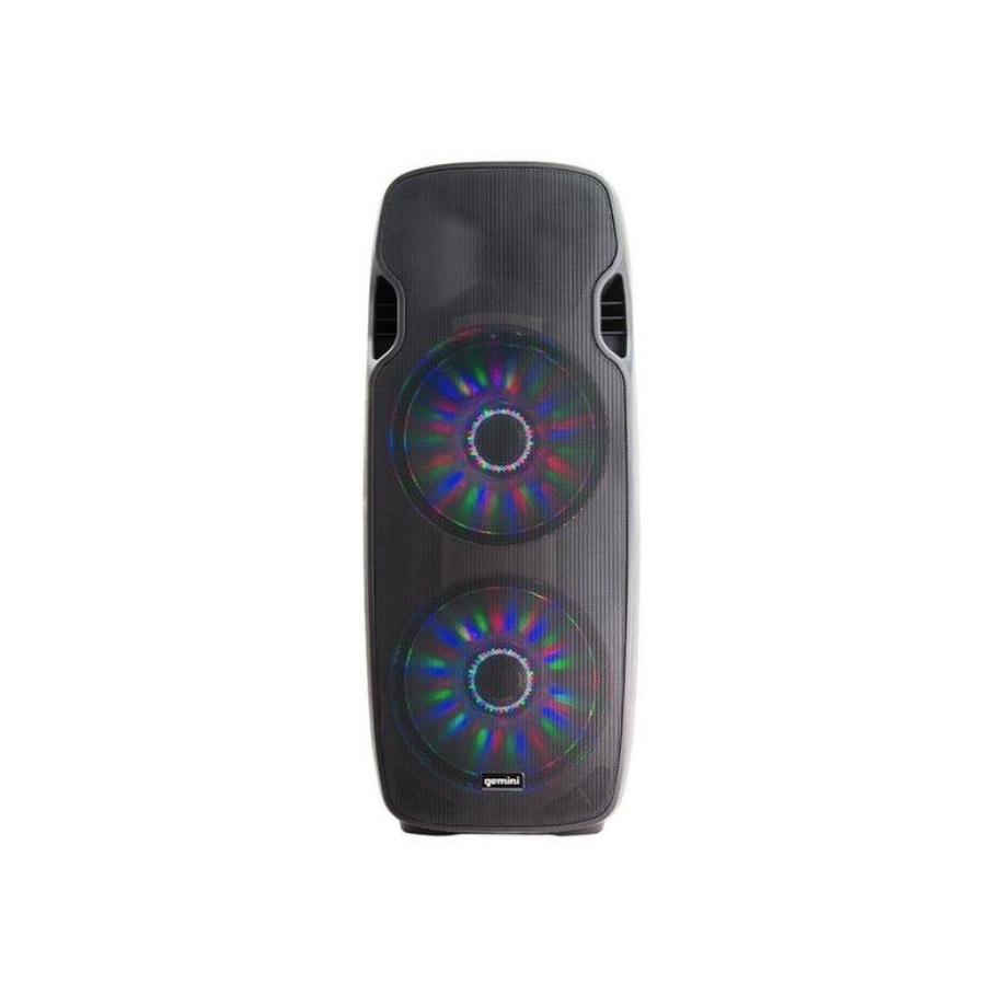 Gemini Multi-LED Dual 15" Bluetooth Loudspeaker