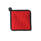 Lodge Red Silicone and Fabric Potholder/Trivet