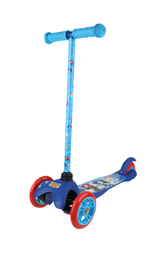 Sakar Sonic The Hedgehog 3-Wheel Scooter