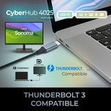 Adesso AUH-4025 7 In 1 Docking Station, USB C to HDMI, PD, 3* USB A , Micro SD/SD Card Reader