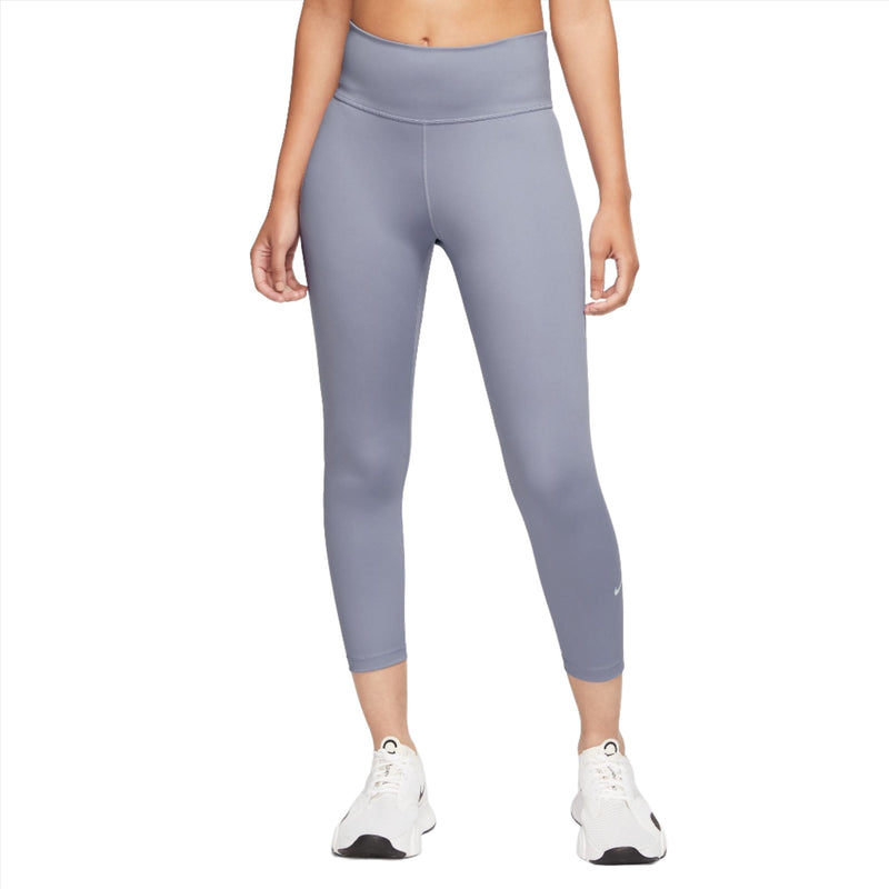 Nike Womens Dri-FIT One Mid-Rise Cropped Leggings