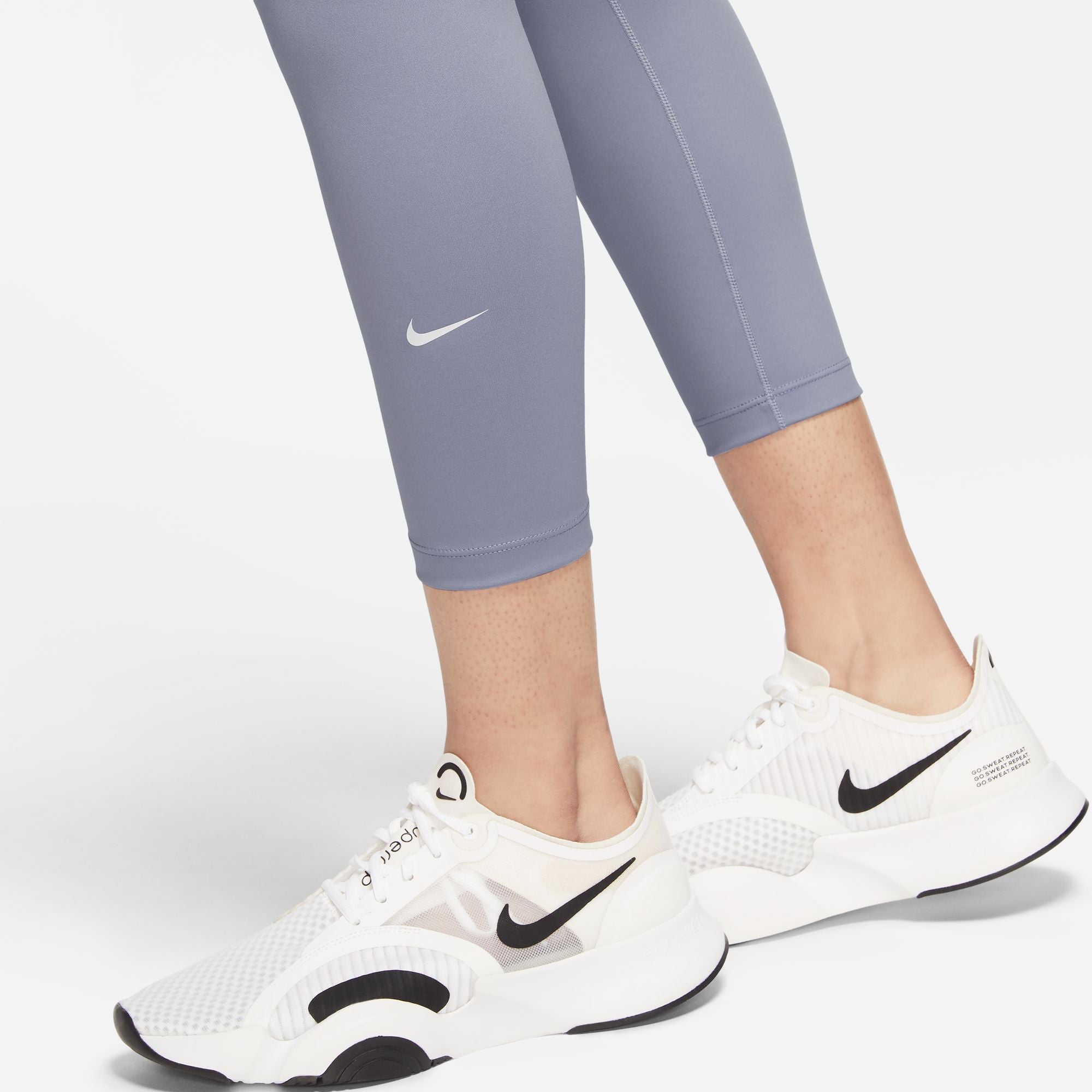 Nike Womens Dri-FIT One Mid-Rise Cropped Leggings