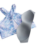 Nike Womens Swoosh Wrap Sports Bra