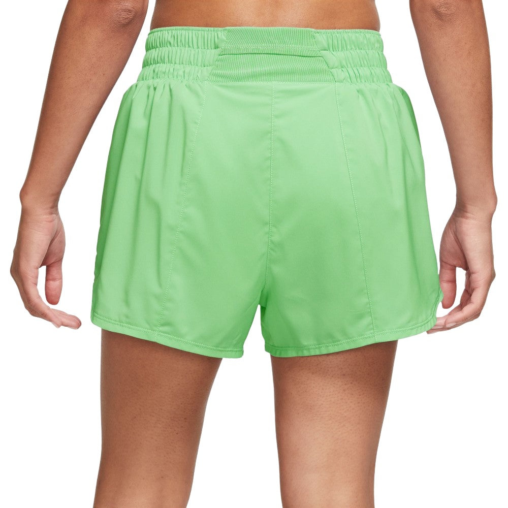 Nike Womens One Dri-FIT Mid-Rise 3" Brief-Lined Shorts