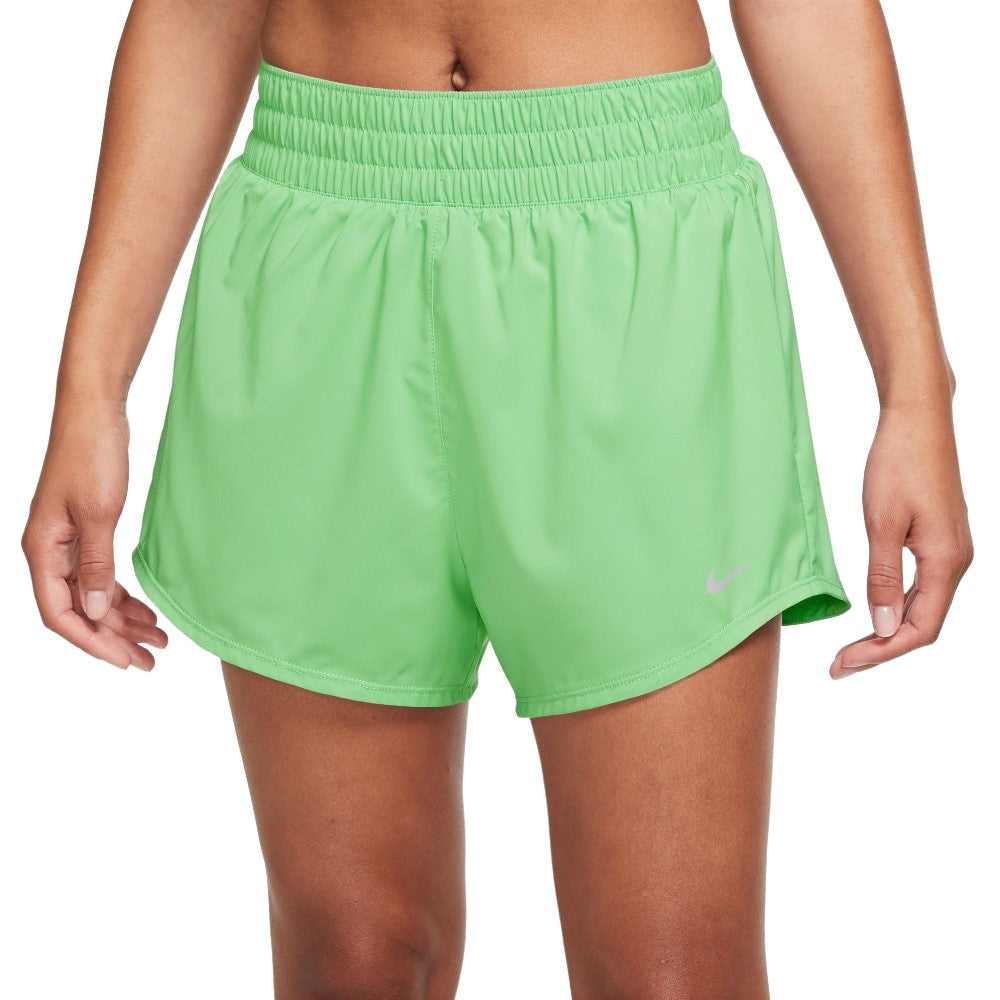 Nike Womens One Dri-FIT Mid-Rise 3" Brief-Lined Shorts