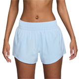 Nike Womens Dri-FIT Mid-Rise 3" Brief-Lined Shorts
