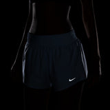 Nike Womens Dri-FIT Mid-Rise 3" Brief-Lined Shorts