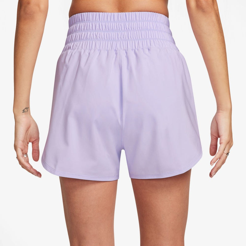 Nike Womens One Dri-FIT Ultra High-Waisted 3" Brief-Lined Shorts