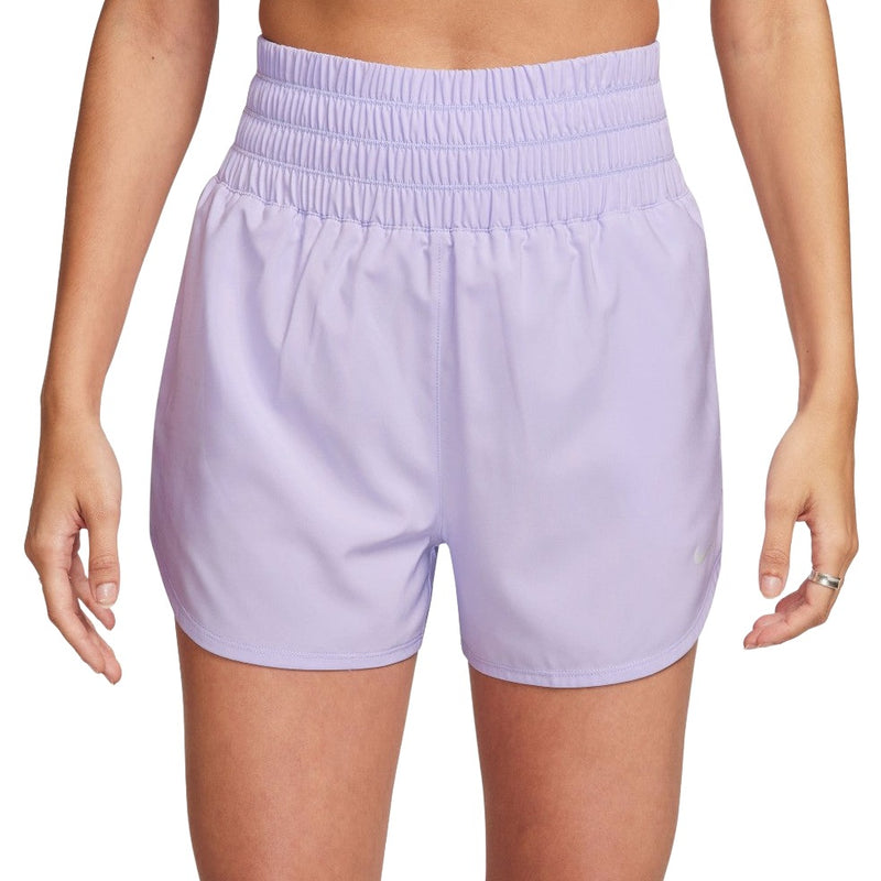 Nike Womens One Dri-FIT Ultra High-Waisted 3" Brief-Lined Shorts