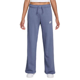Nike Womens Club Fleece Mid-Rise Wide Leg Sweatpants