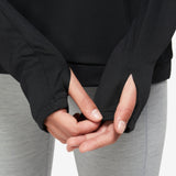 Nike Womens Dri-FIT Swoosh 1/2 Zip Long Sleeve Shirt