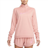 Nike Womens Dri-FIT Swoosh 1/2 Zip Long Sleeve Shirt