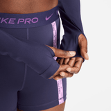 Nike Womens Pro Dri-FIT Cropped Long Sleeve Top