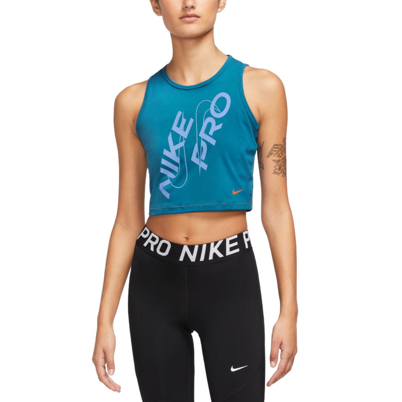 Nike Womens Pro Dri FIT Cropped Tank Top ShopCGX