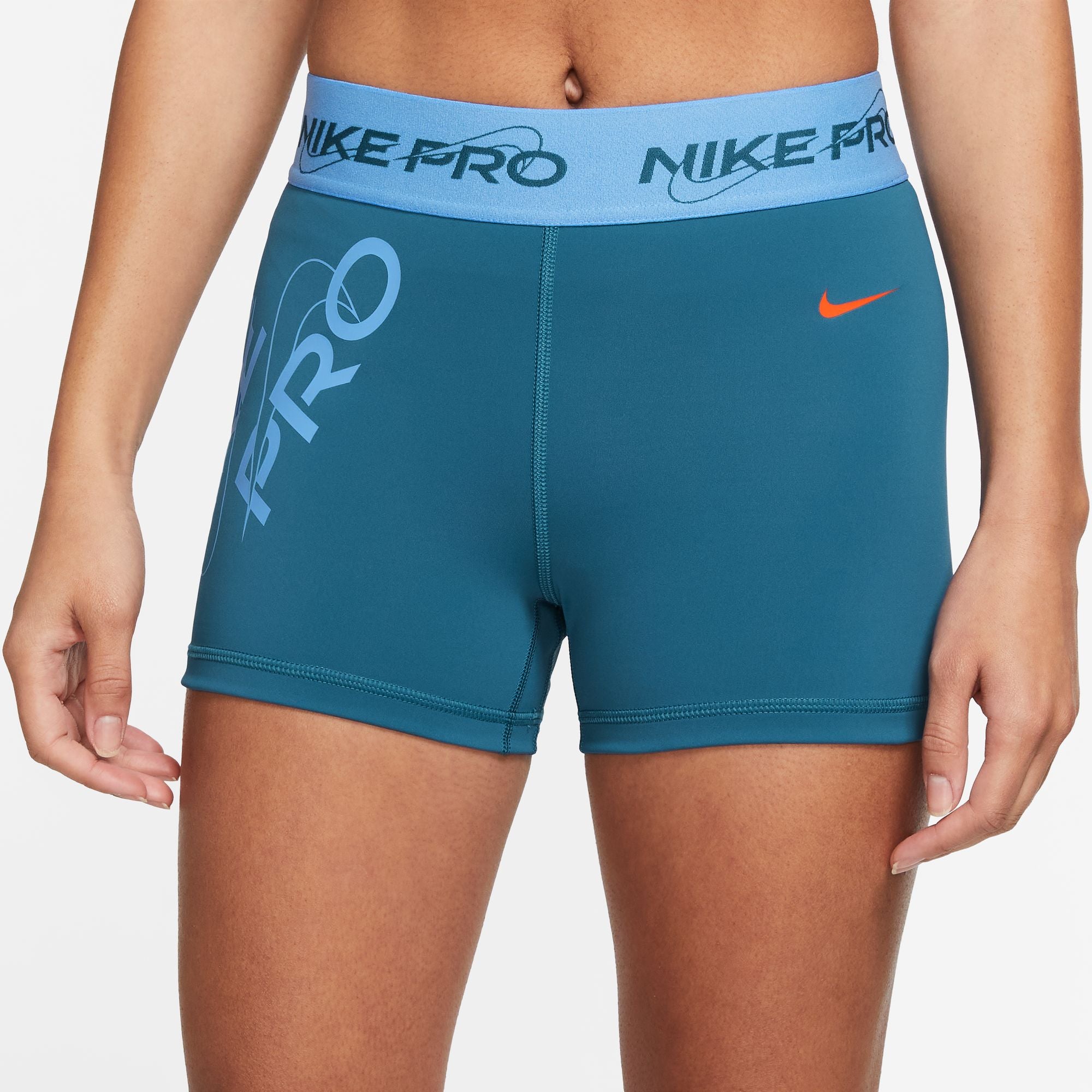 Nike Womens Pro Dri Fit 3 Graphic Training Shorts Shopcgx 7345