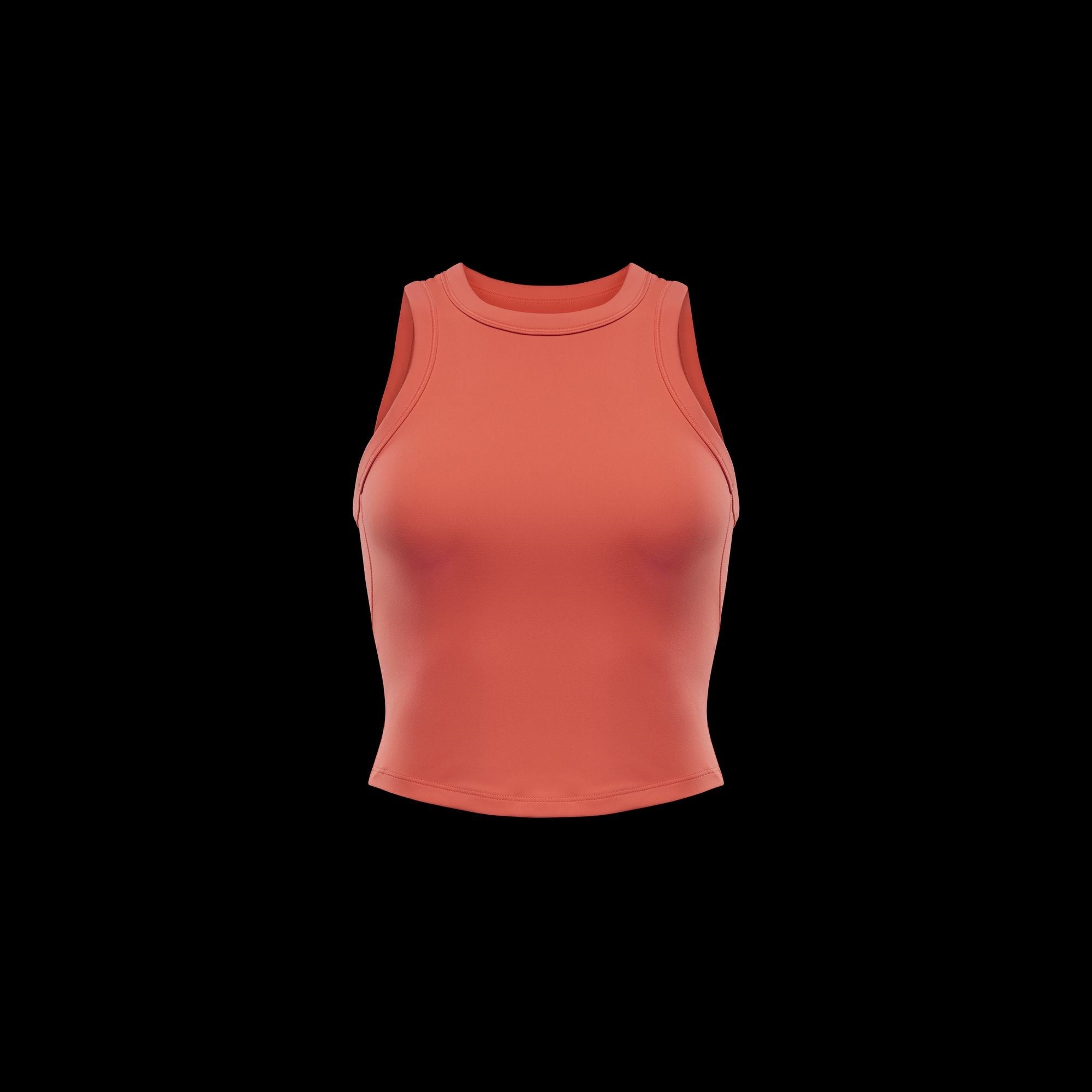Nike Womens One Fitted Dri-FIT Cropped Tank Top