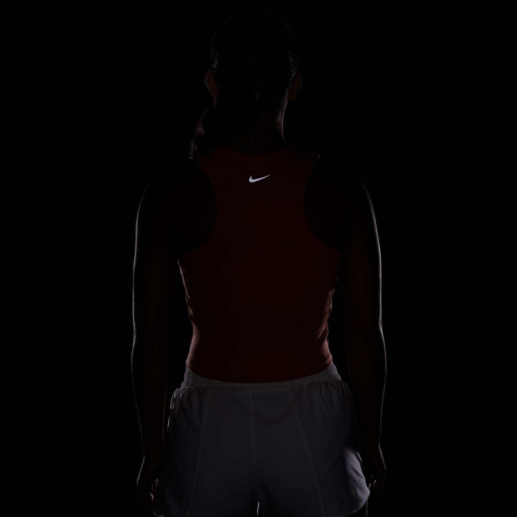 Nike Womens One Fitted Dri-FIT Cropped Tank Top