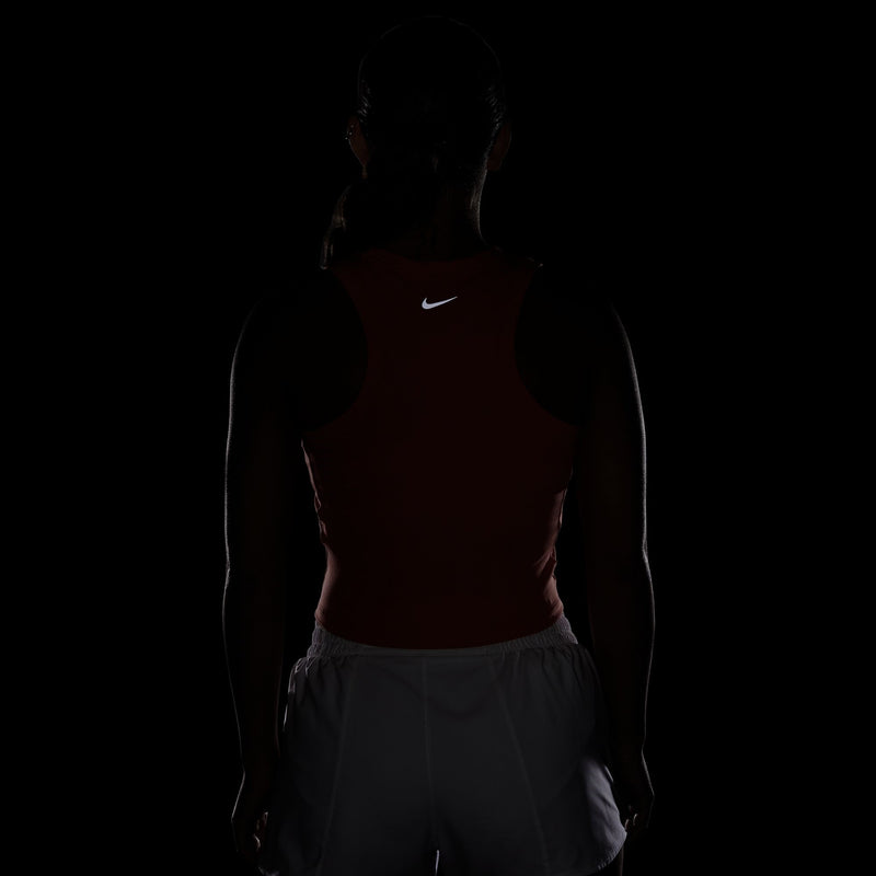 Nike Womens One Fitted Dri-FIT Cropped Tank Top