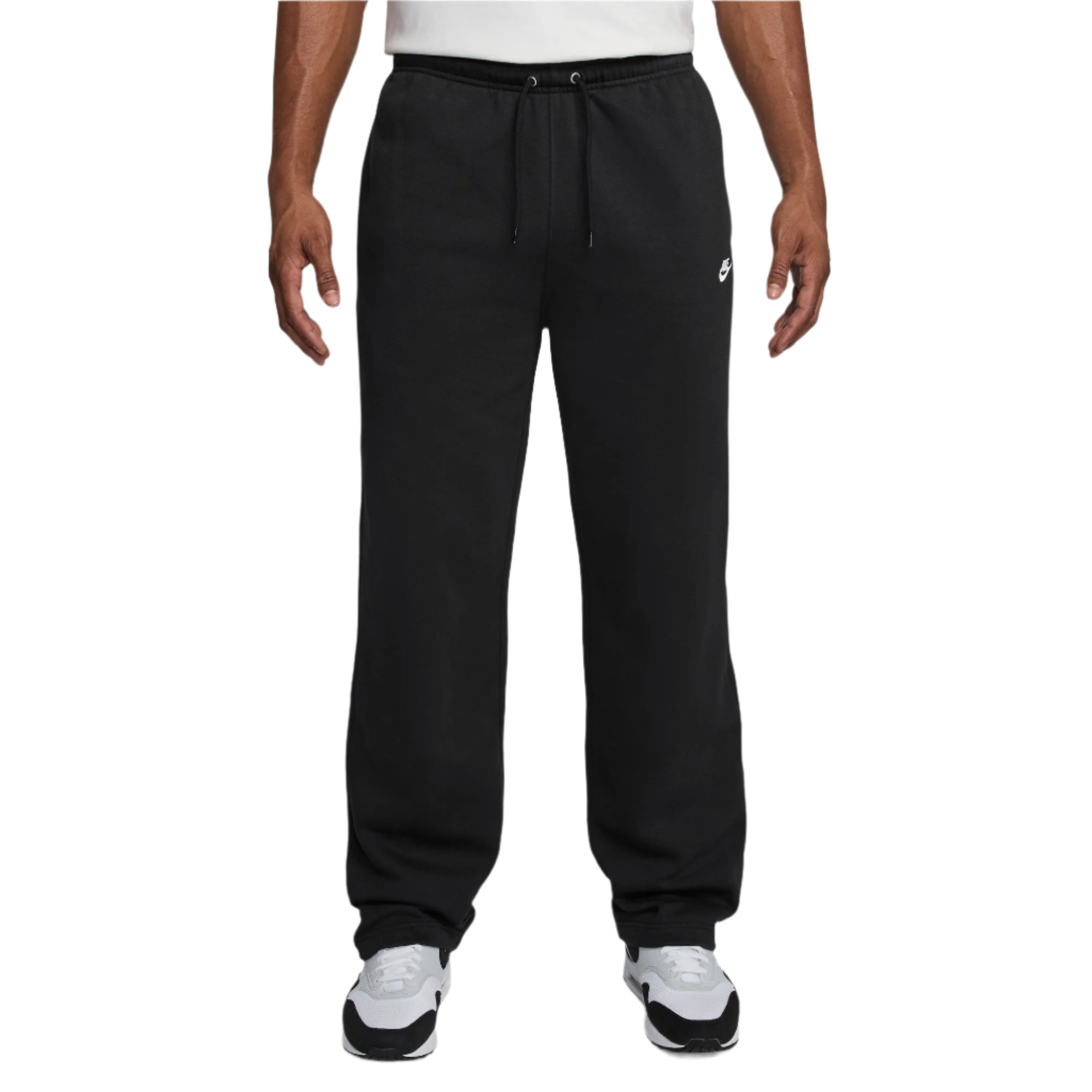 Nike Mens Open Hem Fleece Club Pants