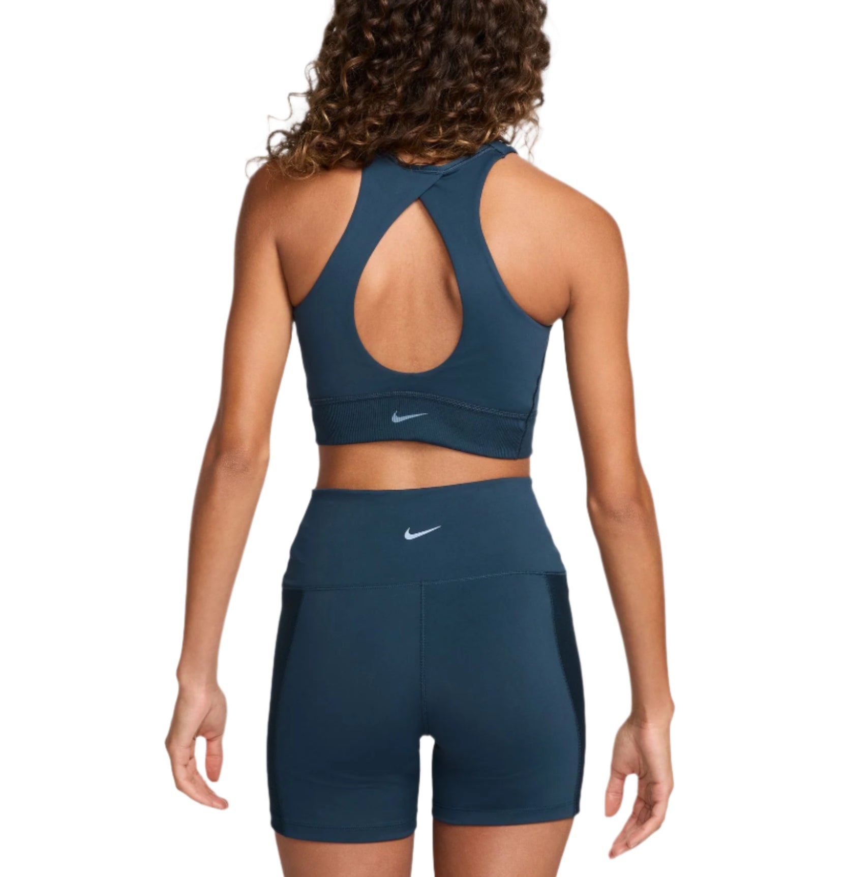 Nike Womens One Twist Light-Support Lightly Lined High-Neck Sports Bra