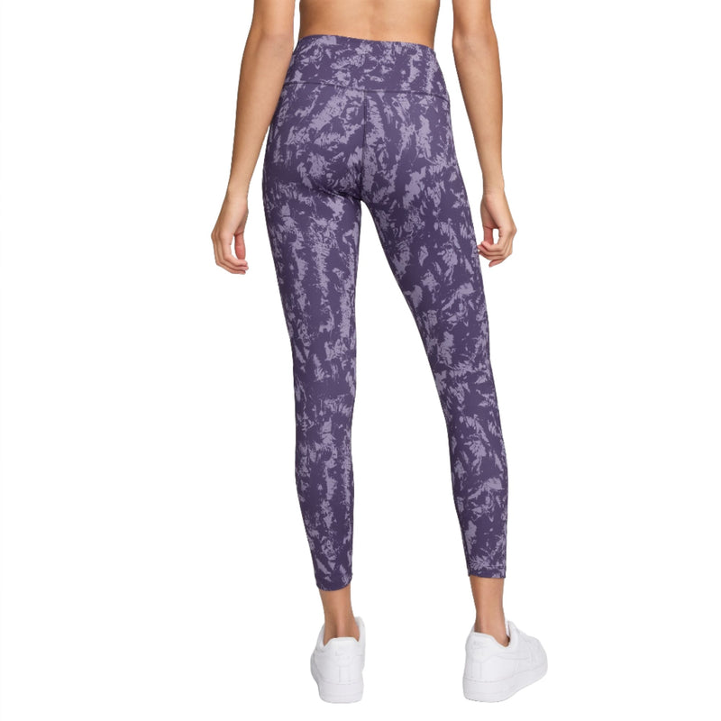 Nike Womens Dri-FIT One High Waisted 7/8 Printed Leggings