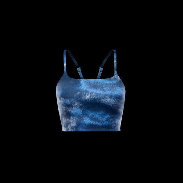 Nike Womens One Convertible Lightly Lined Longline Printed Sports Bra