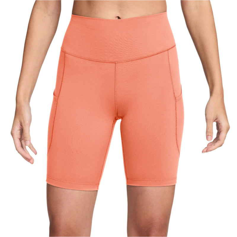 Nike One Women's High-Waisted 8" Biker Pocket Shorts