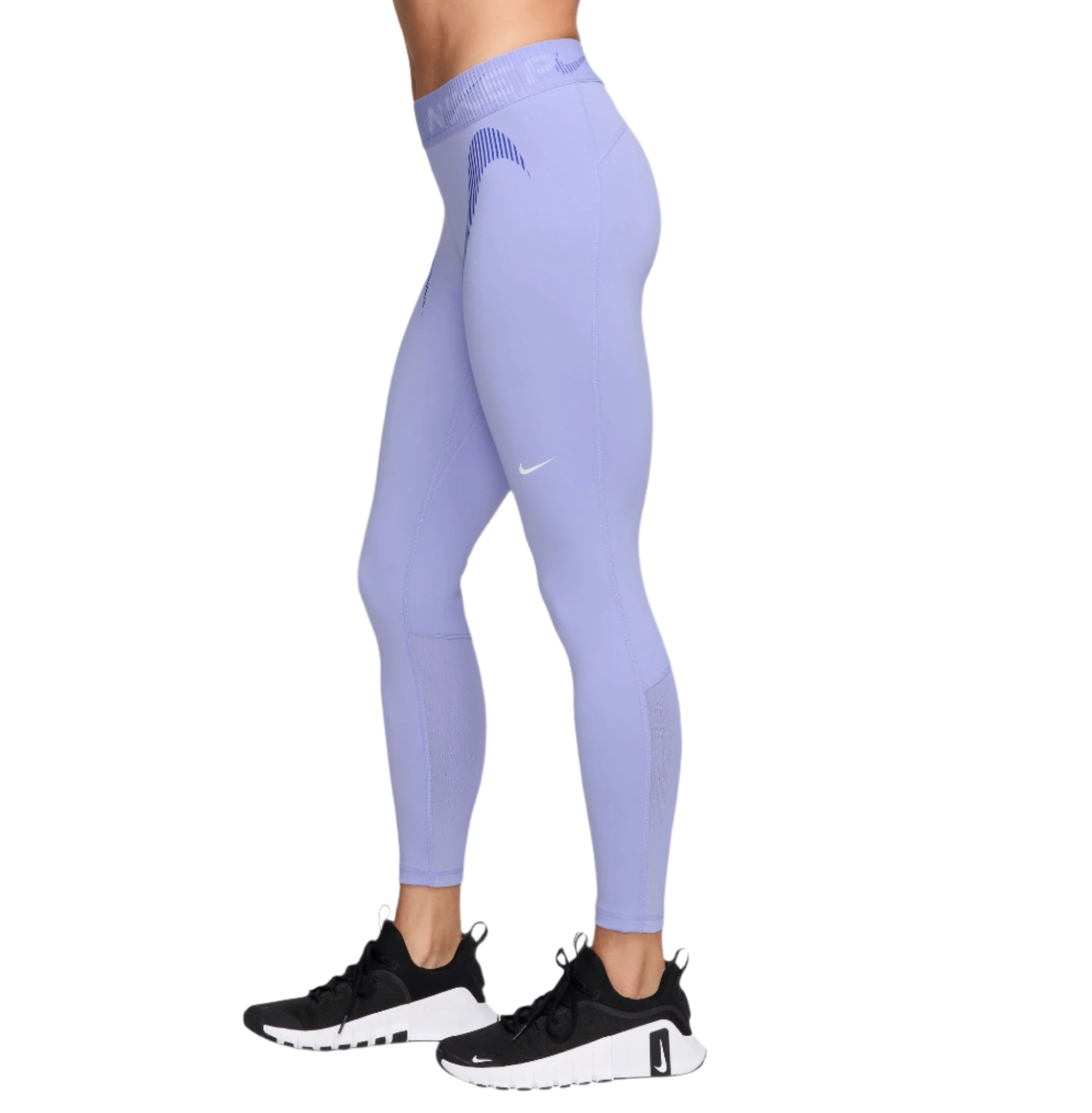 Nike Womens Pro Mid-Rise 7/8 Graphic Leggings