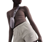 Nike Womens Sportswear Club Fleece Mid-Rise 4" Graphic Shorts