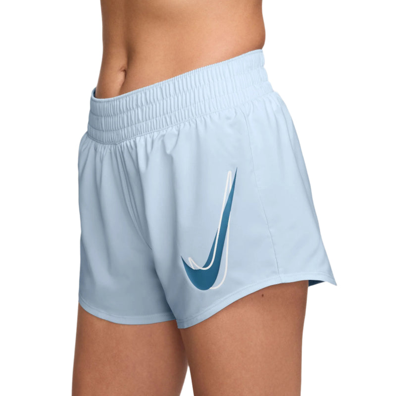 Nike Womens One Dri-FIT Mid-Rise Brief-Lined Running Shorts
