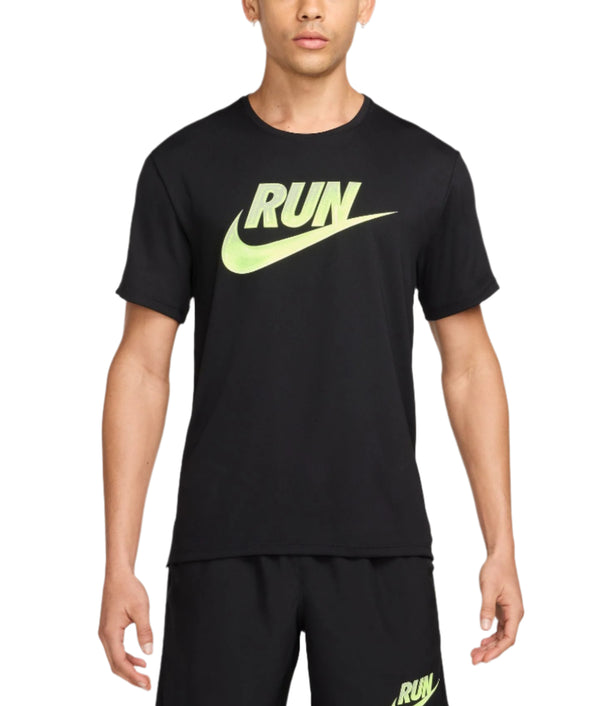 Nike Mens Miler Run Energy Dri-FIT Running Short Sleeve T-Shirt