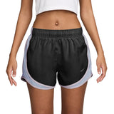 Nike Womens Dri-FIT Mid-Rise Brief-Lined Running Shorts