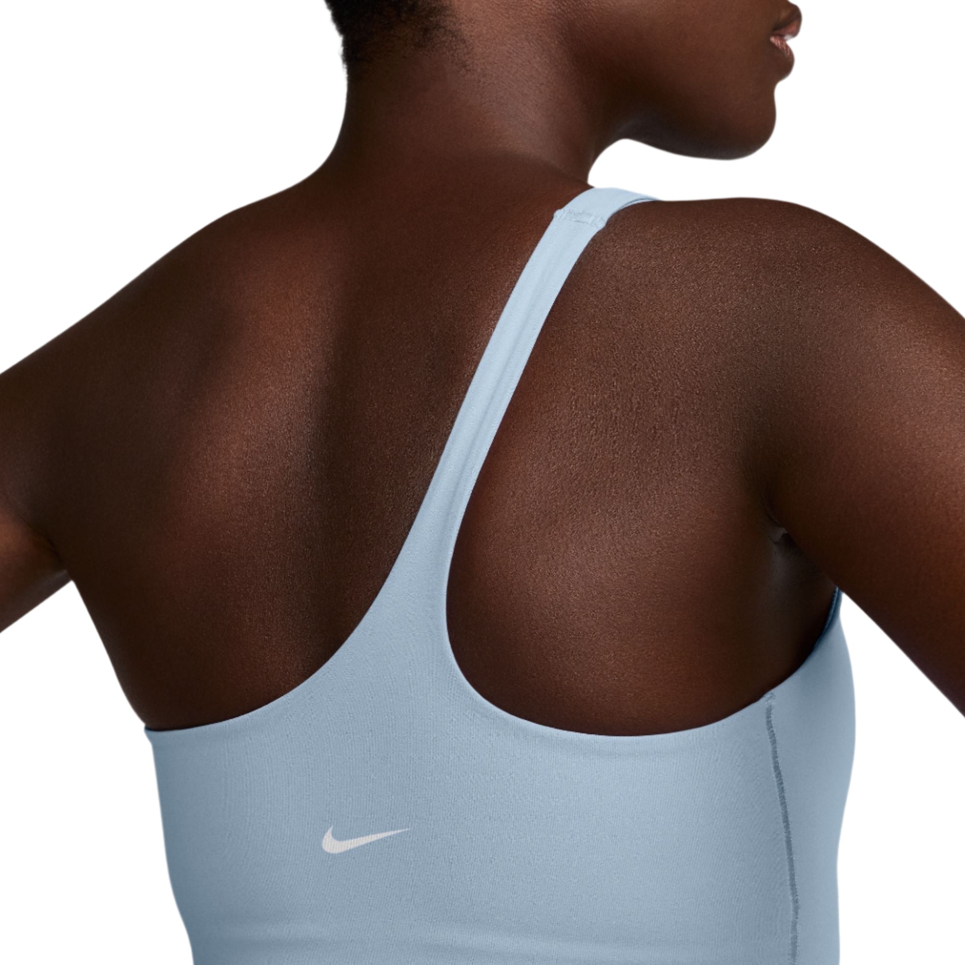 Nike Womens Zenvy Asymmetrical Light-Support Padded Sports Bra